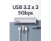 Lexar 7in1 USB Type-C Hub with SDXC & MicroSDXC reader