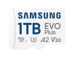 Samsung 1TB EVO Plus Micro SDXC with SD Adapter