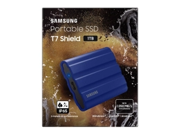 Samsung 1TB T7 Shield Portable SSD USB3.2 (Blue)