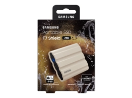Samsung 2TB T7 Shield Portable SSD USB3.2 (Beige)