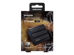 Samsung 2TB T7 Shield Portable SSD USB3.2 (Black)