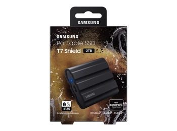 Samsung 2TB T7 Shield Portable SSD USB3.2 Black