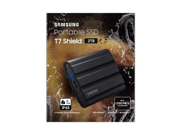 Samsung 2TB T7 Shield Portable SSD USB3.2 (Black)