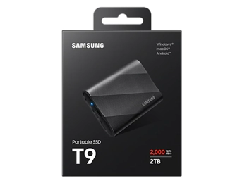 外付けハードディスク・ドライブ Samsung Portable SSD T9 2TB Samsung T9ポータブルSSD | サムスン半導体日本