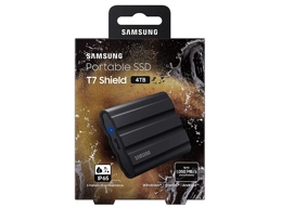 Samsung 4TB T7 Shield Portable SSD USB3.2 (Black)