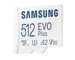 Samsung 512GB EVO Plus Micro SDXC with SD Adapter