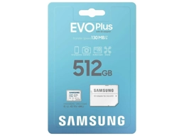 Samsung 512GB EVO Plus Micro SDXC with SD Adapter