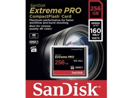 SanDisk 256GB Extreme Pro Compact Flash 160MB/s