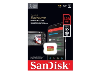 SanDisk 128GB Extreme Micro SDXC (190MB/s)
