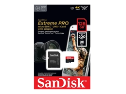 SanDisk 128GB Extreme PRO Micro SDXC R200/W90