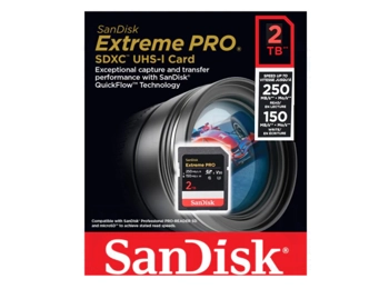SanDisk 2TB Extreme PRO SDXC R250/W150