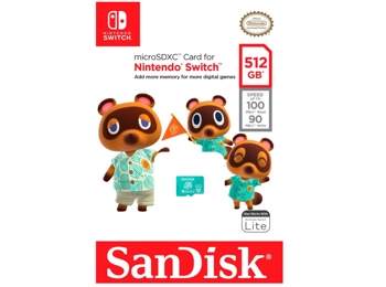 SanDisk 512GB Micro SDXC for Nintendo Switch