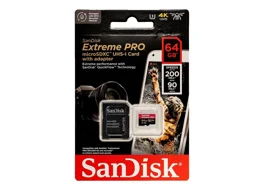 SanDisk 64GB Extreme PRO Micro SDXC R200/W140