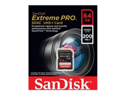 SanDisk 64GB Extreme PRO SDXC R200/W140