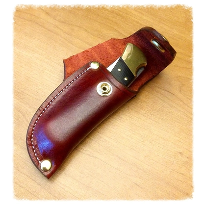 JS110-FLAP09-RT Custom Knife Sheath for Buck 110