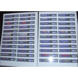 SEGA 32X PAL/NTSC CART END LABEL.HELPS..