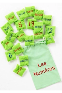 Number Bean Bags - French