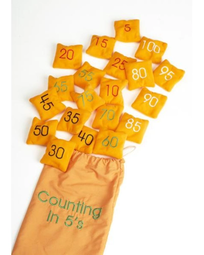 Counting in 5's bean Bags