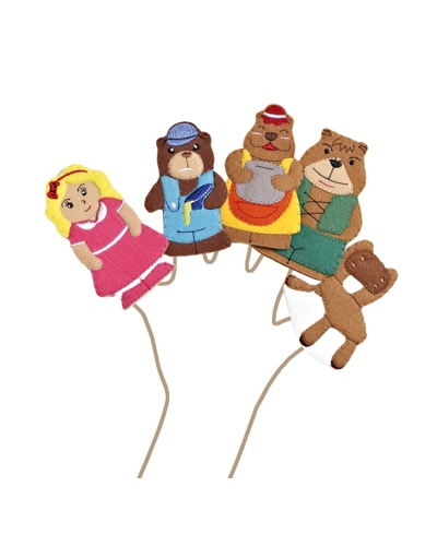Goldilocks finger puppet set Goldilocks finger puppet set
