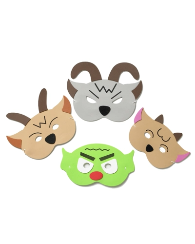 Billy Goats Gruff mask set Billy Goats Gruff mask set