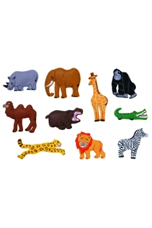 Wild animals motifs - S..