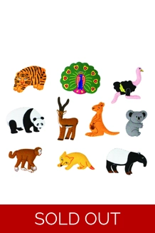 Wild animals motif..