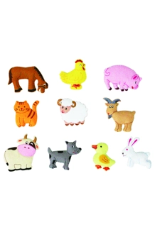 Farm animals motifs