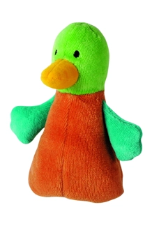 Duck finger puppet