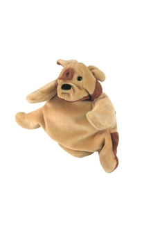 Dog hand puppet