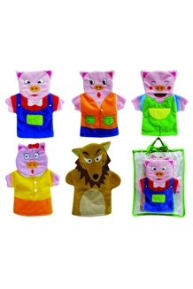 Three Pigs Hand Pu..