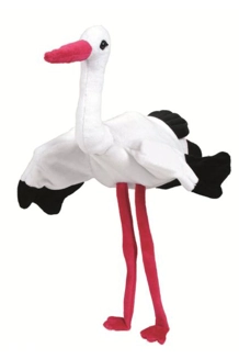Stork Hand puppet