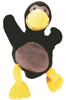 Raven hand puppets