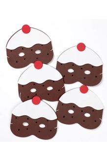 Five Currant Buns in the Bakers Shop masks Five Currant Buns in the Bakers Shop masks