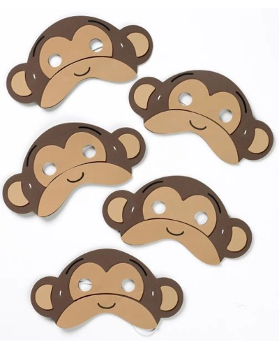 Five Little Monkeys Masks Five Little Monkeys Masks