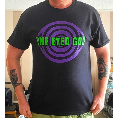 One Eyed God - Purple & Green T-Shirt