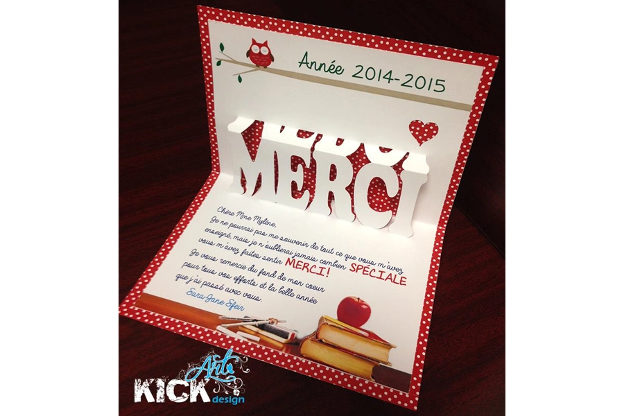 Popup card for all occasions - Personalized