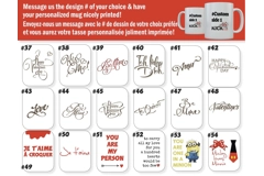 Printed Mug / Tasse imprimée