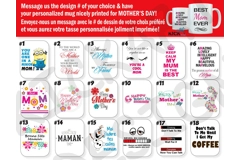 Printed Mug / Tasse imprimée