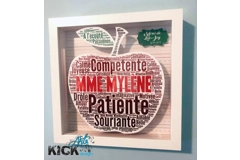 Word Art Frame / Cadre d'art de mots