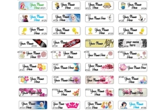 Labels Personalized / Etiquettes personnalisées