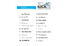 Labels Personalized / Etiquettes personnalisées