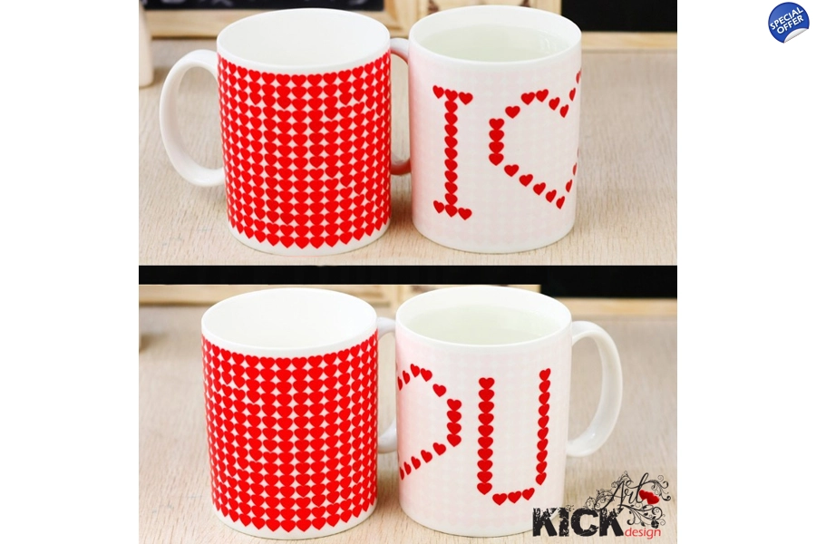 Magic Mug Heart I LOVE U Magic Mug Heart I LOVE U
