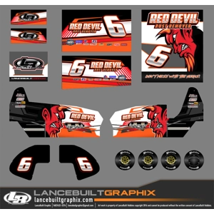 1:10 Fantasy Sprint Car Wrap
