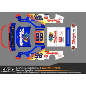 Replica Nascar Truck 1/12 Losi Wraps