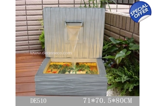 Springtime Falls Fish Pond Freestanding Water Founftain