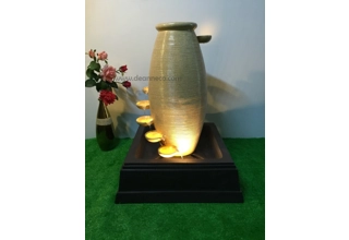9 Tier Cascading Spouts Freestanding Water Fountain