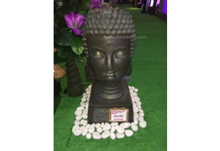 Buddha Sakyamuni Facial Freestanding Water Fountain