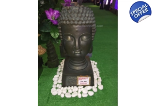 Buddha Sakyamuni Facial Freestanding Water Fountain