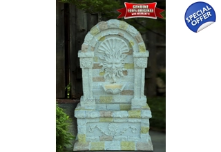 Sun Face Freestanding Water Fountain