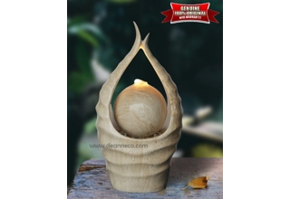 Belle Faux Marble Tabletop Water Feature